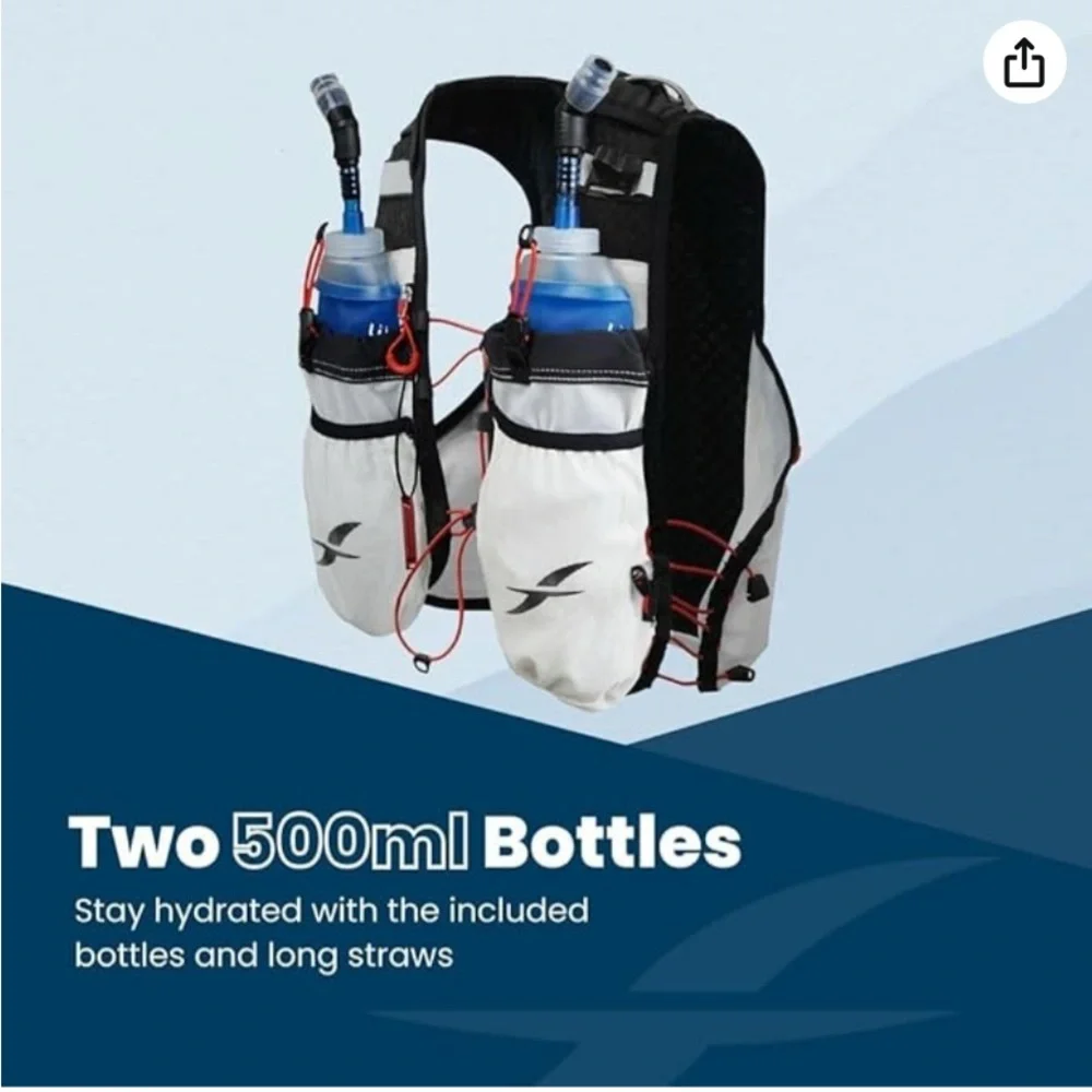 Running Hydration Vest with Water Bottles - XS - Picture 3 of 4